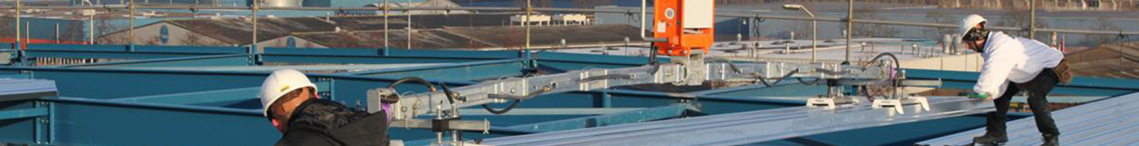 Veilig stalen dakplaten monteren met de VIAVAC CladBoy